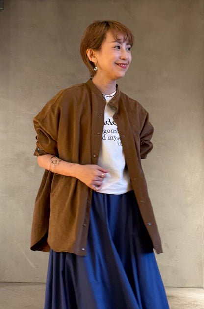 BROWN｜珈琲色の彼のシャツ