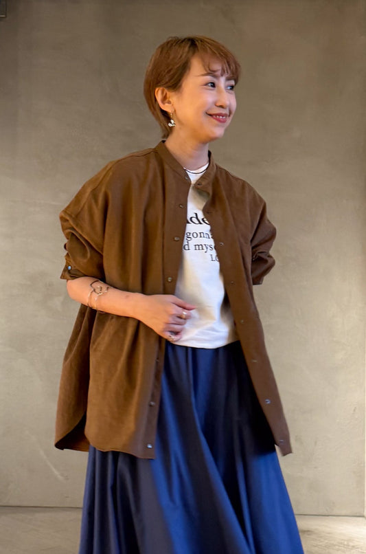 BROWN｜珈琲色の彼のシャツ