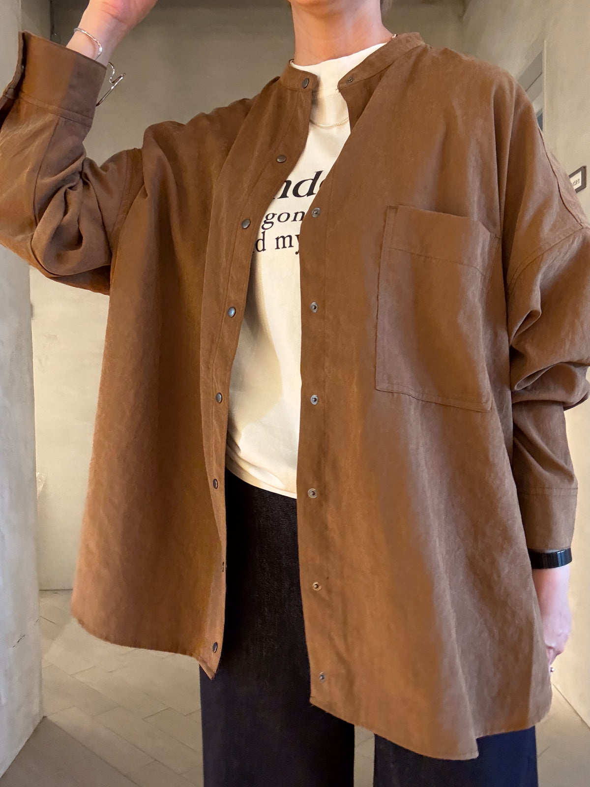 BROWN｜珈琲色の彼のシャツ