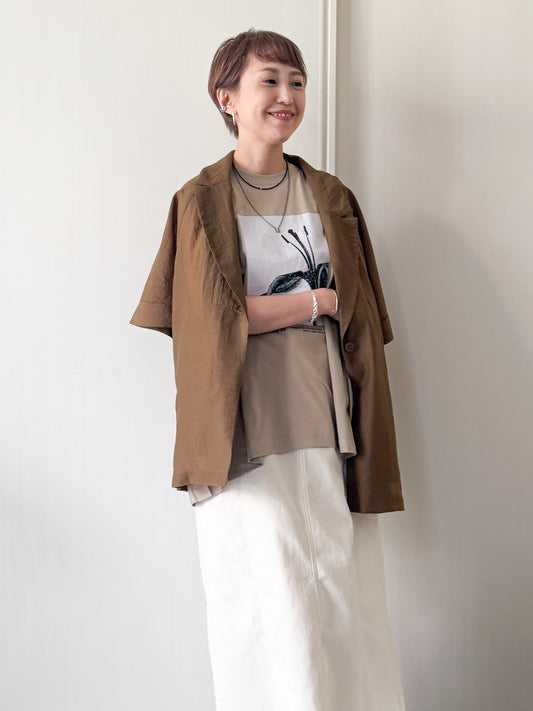 Tシャツを美人にするサマージャケット