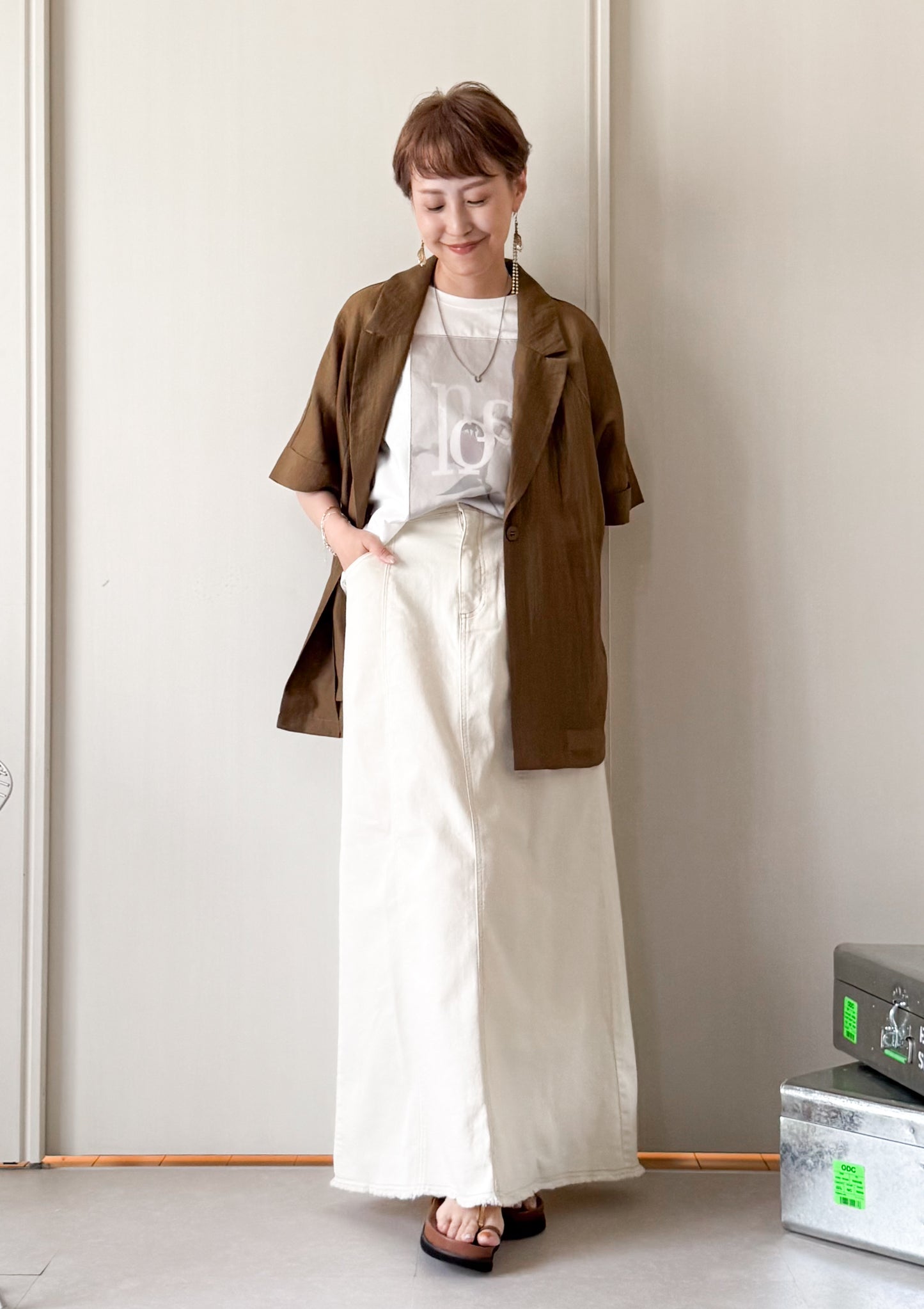 Tシャツを美人にするサマージャケット