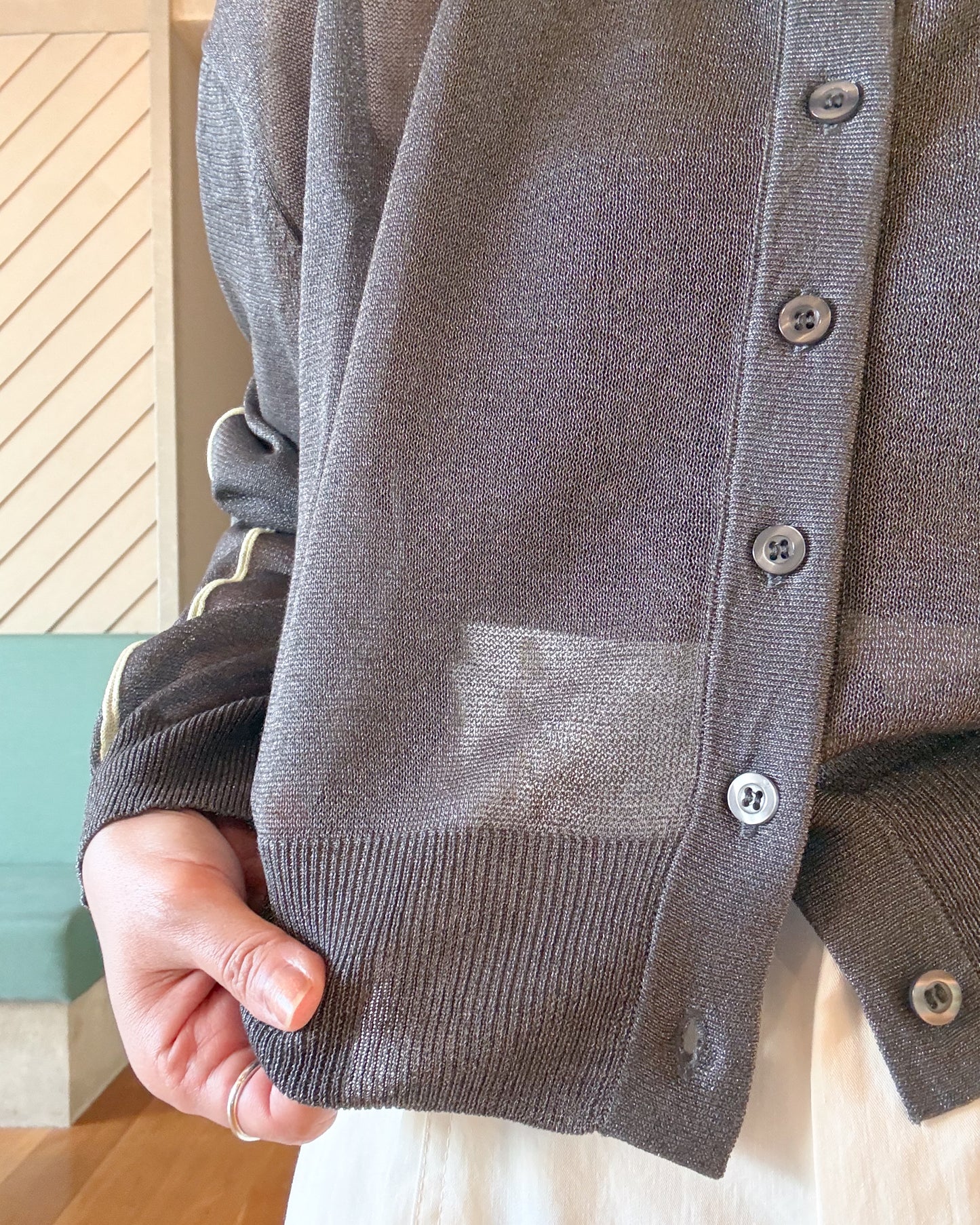 今日は線まできれいカーディガン